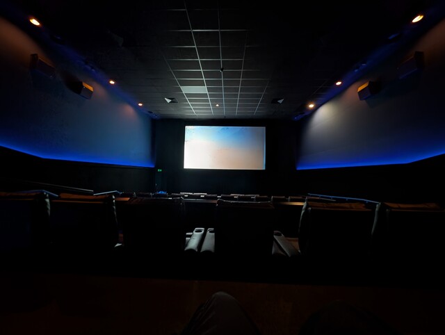 Screen 12 with screen curtains set to flat ratio for Ads & Trailers