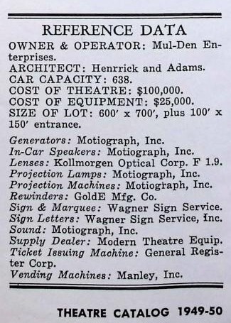 Henrrick and Adams, Theater Architect (1949)