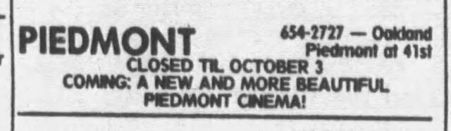 Landmark Piedmont Theatre