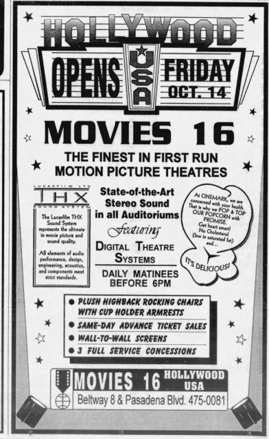 Cinemark Hollywood Pasadena & XD