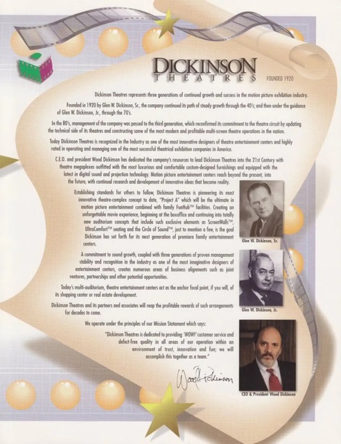 Dickinson promotional materials from the 1990s