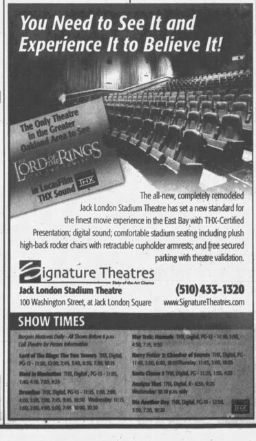 Regal Jack London Stadium 9