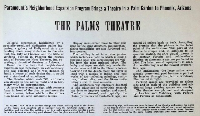 Lescher and Mahoney, Theater Architect (1946)