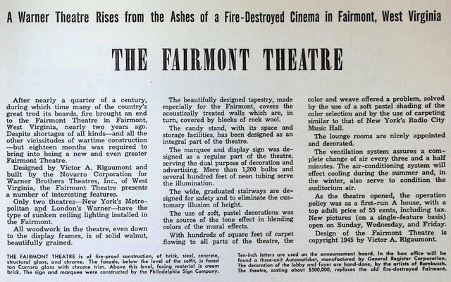 Victor A. Rigaumont (1946), Theatre Architect