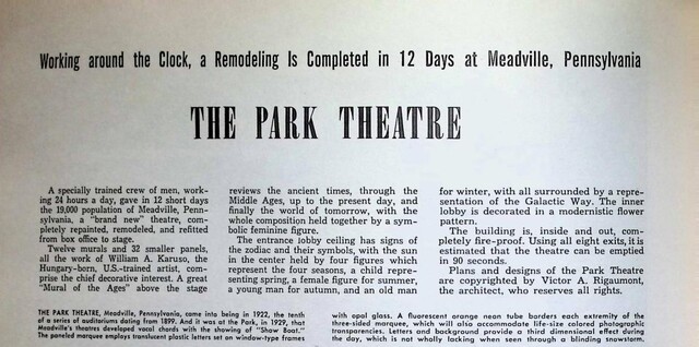 Victor A. Rigaumont (1946), Theatre Architect