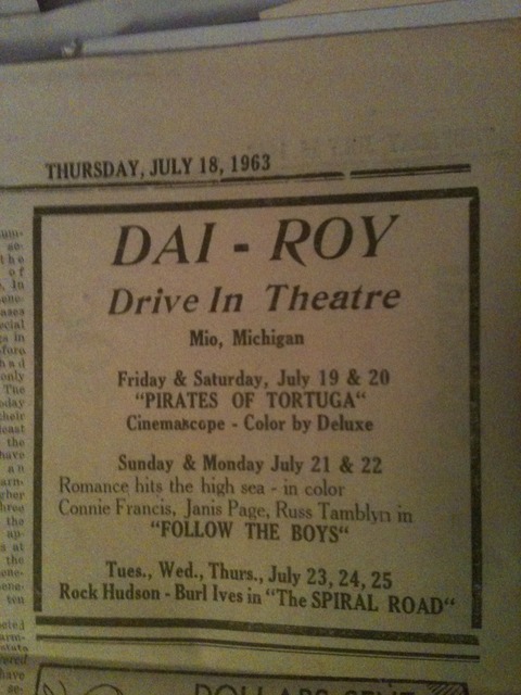 July 18, 1963 print ad courtesy Trisha Schanck.