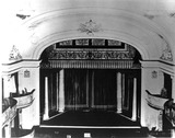 Princess Theatre stage prior to being renamed Manring Theatre. Photo credit Becky Carnes Wilder.