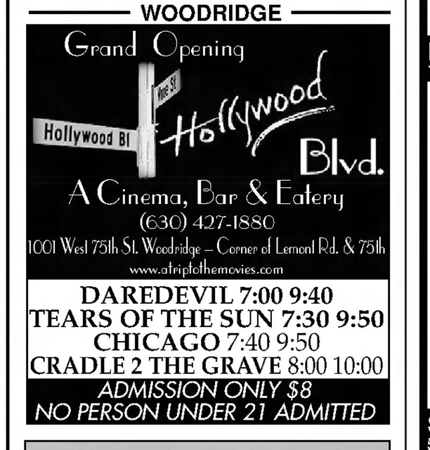 March 7, 2003 Grand Opening Ad