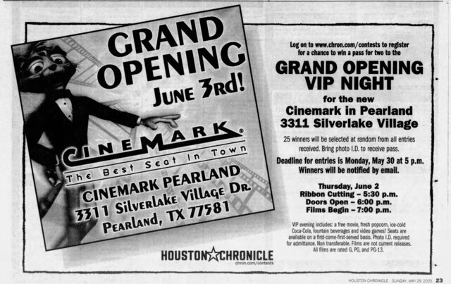 Cinemark Pearland and XD
