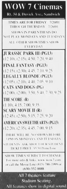 Classic Cinemas Sandwich XQ