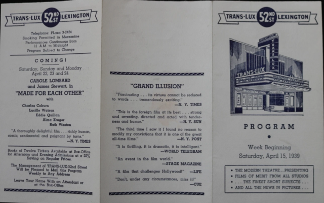 Trans-Lux 52nd Street Theatre