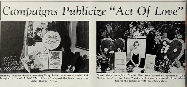 Promotion for "Act of Love" (1954)