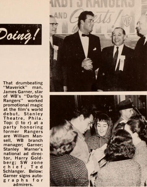 World Premiere of "Darby's Rangers" (1958)