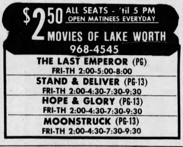 Movies of Lake Worth