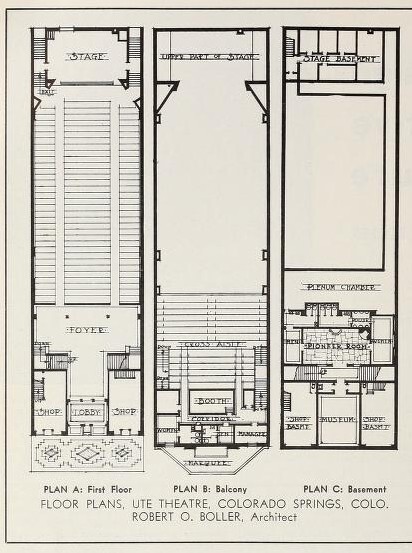 Robert O. Boller, Theater Architect (1936)