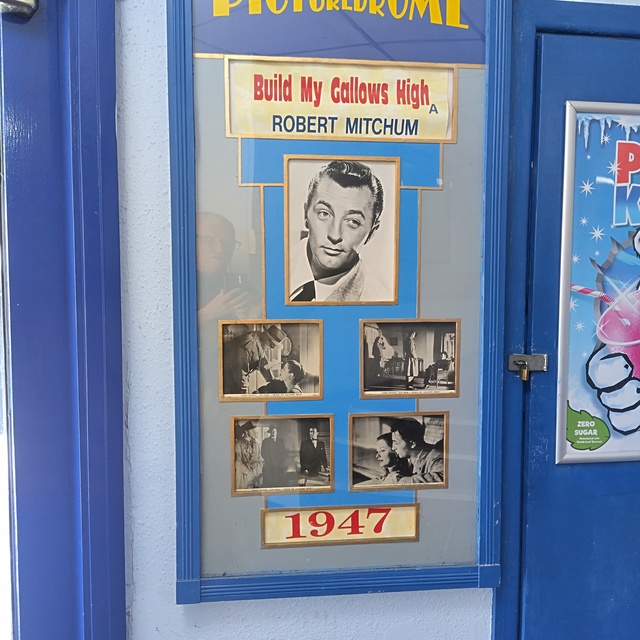 Display on stairs to cinema 2025