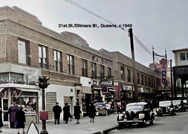 Grand Theatre entrance on 31st St. at the end of the Astoria Line 