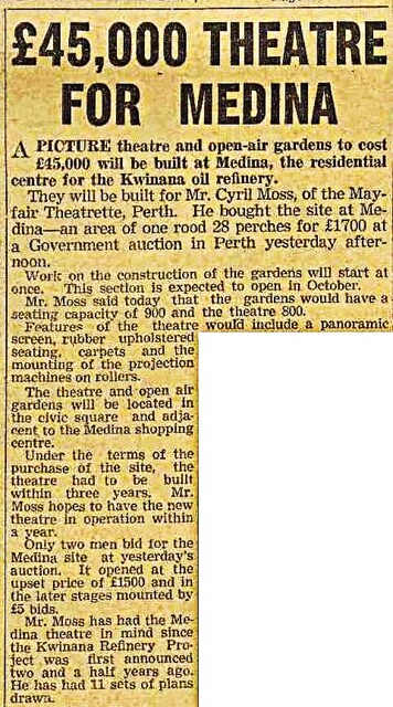 Medina Theatre Pace Road and Medina Avenue, Medina, WA