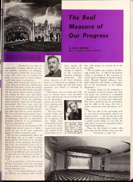 John Eberson, Theater Architect (1948) - Page 1 of 2