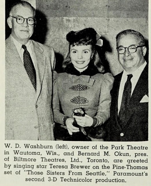 Promotion (1953)/ Toledo, Ohio born, Teresa Brewer