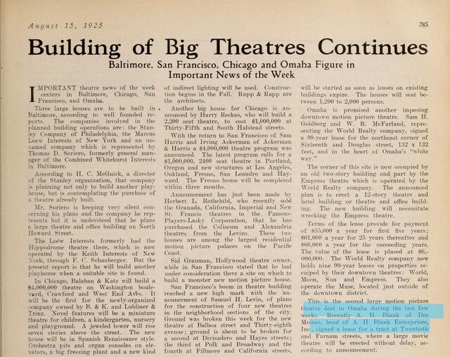 The Movie Palace Age