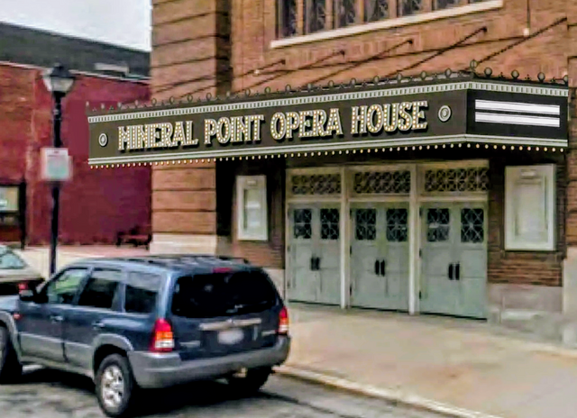 MINERAL POINT OPERA HOUSE; Mineral Point, Wisconsin.