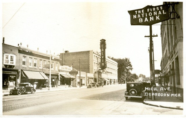 Crisper version of 1920's photo credit Dearborn Historical Museum.