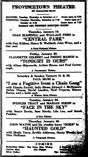 Provincetown Theatre