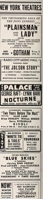 November 1946 Flicks