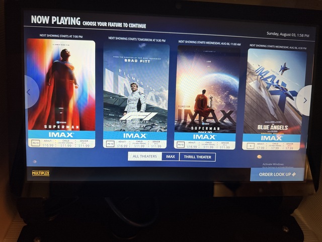 Carnival Vista IMAX Theatre