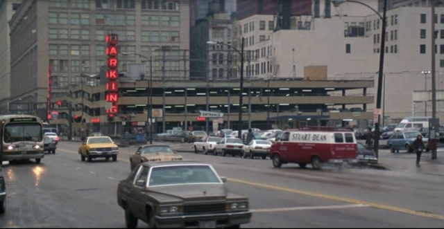 I believe this is the site of the former Fashion Theatre as seen in the film Running Scared (1986)