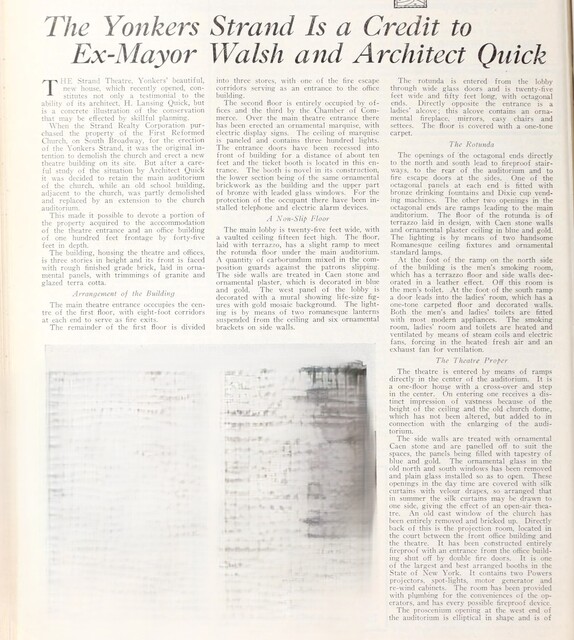 H. Lansing Quick, Theater Architect (1922)