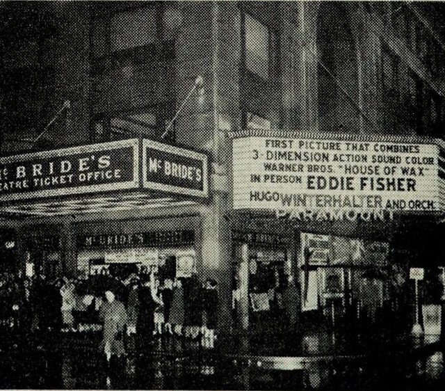 The Line for 3-D "House of Wax" (1953)