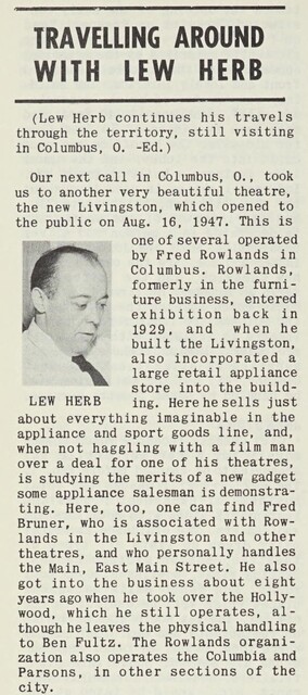 Field Visit to Columbus - I (January 5, 1949)