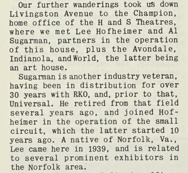 Field Visit to Columbus - II (January 5, 1949)