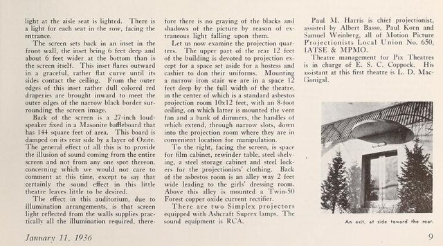 Bianculli & Ghiani, with Ben Schlanger, associate, Theater Architect (1935)