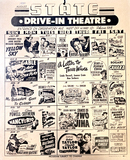 ["State Drive-In Calendar 1950"]