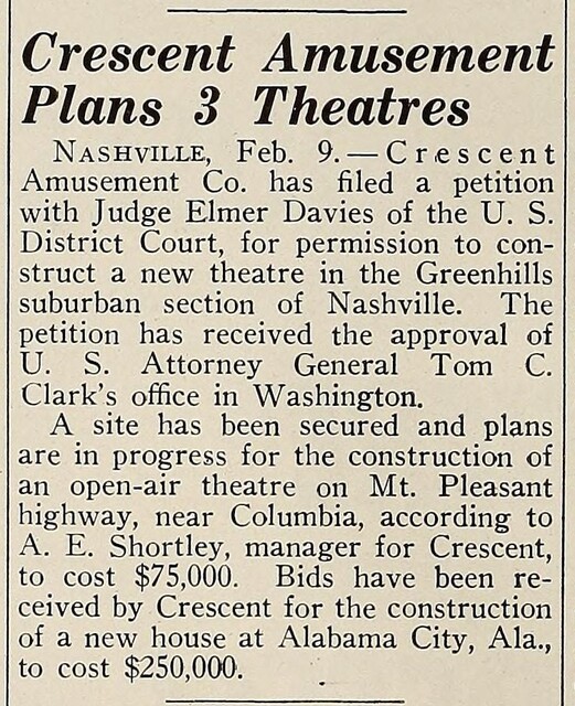 New Theater (1949) with Federal Approval