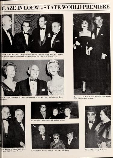 World Premiere of "Ben-Hur" (1959)