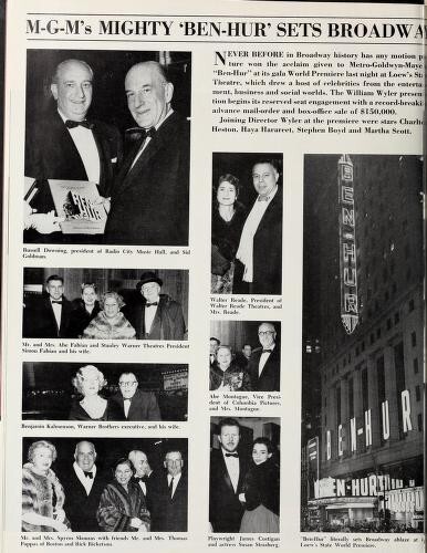 World Premiere of "Ben-Hur" (1959)