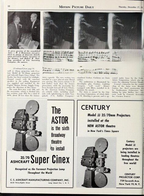 John J. McNamara, Theater Architect (1959)