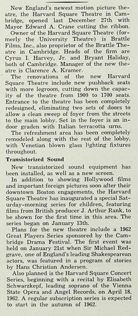 Remodeling and Renamed (1961)