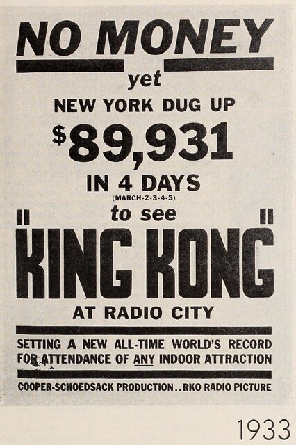 Trade ad (1933)