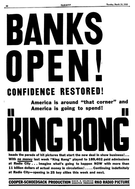 The Great Depression Years (1933)