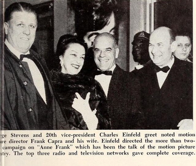 World Premiere of "The Diary of Anne Frank" (1959)