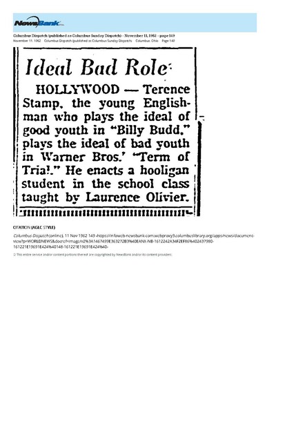 Terence Stamp, R.I.P. (1938 - 2025)