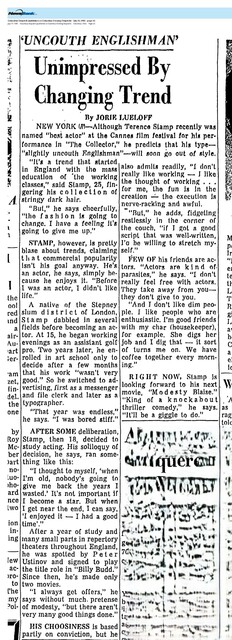 Terence Stamp, R.I.P. (1938 - 2025)