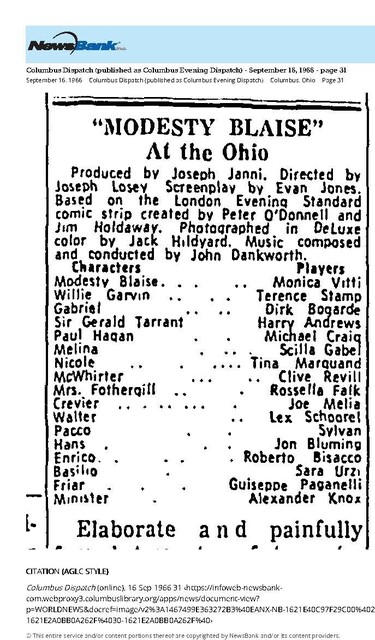 Terence Stamp, R.I.P. (1938 - 2025)/ Clive Revill R.I.P. (1930 - 2025)