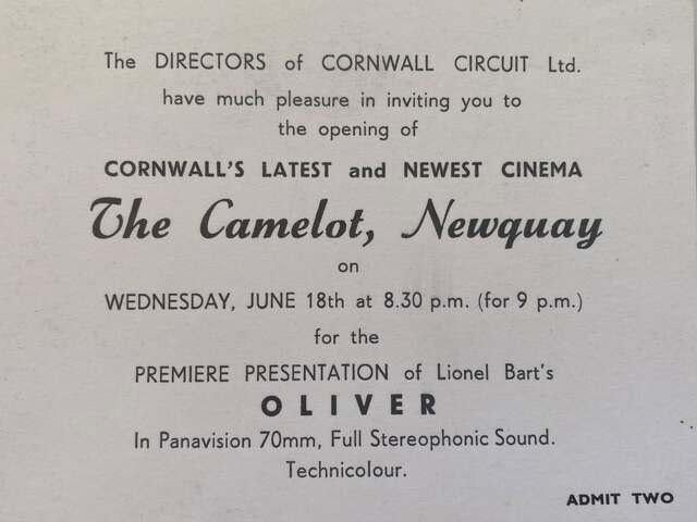 Camelot Cinema, Newquay