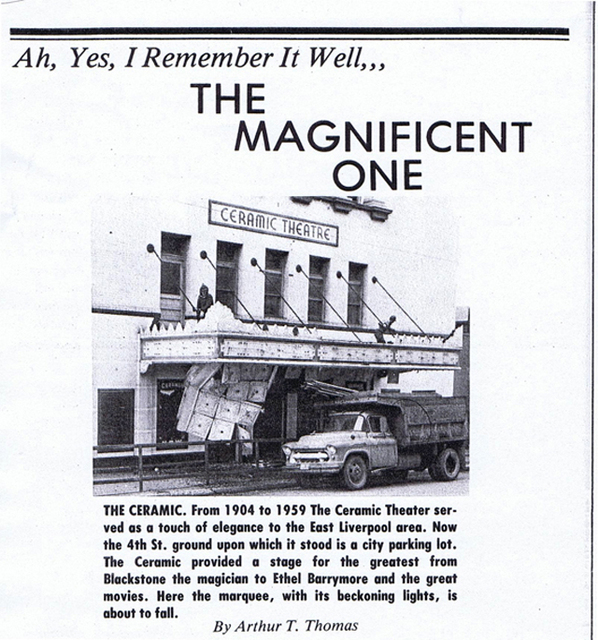 1959 photo credit Arthur T. Thomas, courtesy East Liverpool Historical Society.